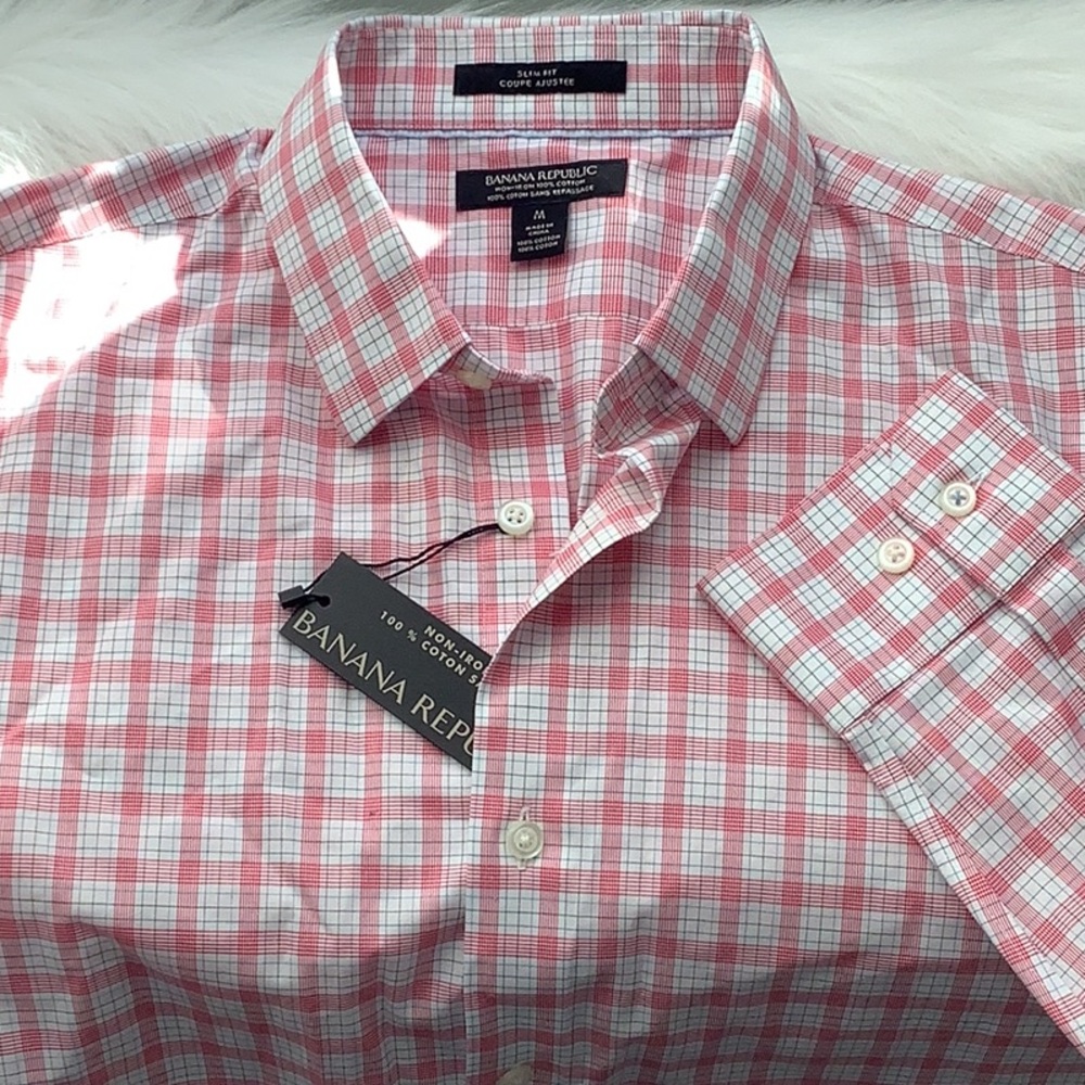 ⭐️Banana Republic Men's Checkered Shirt